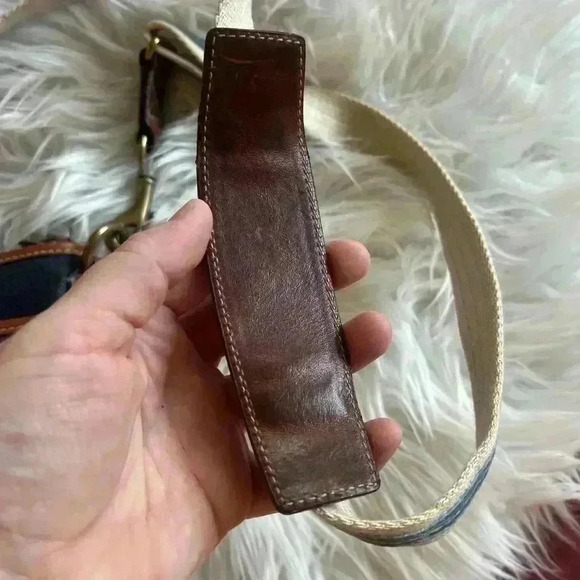 Coach Lynda Denim Patchwork Crossbody Bag B063-10006 - Picture 6 of 15